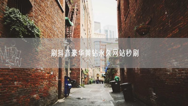 刷抖音豪华黄钻永久网站秒刷